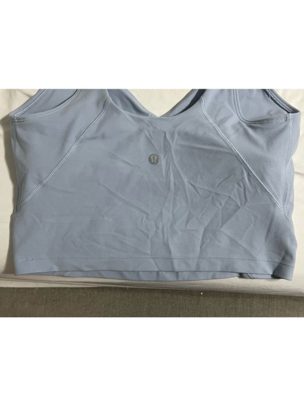 Lululemon Light Blue Align Tank Cropped Size 8 - Picture 6 of 10